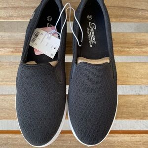 Women’s Skechers Slip On Black Shoes